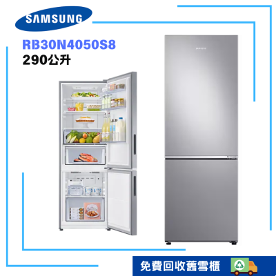 SAMSUNG 三星 RB30N4050S8/SH 290L 雙門雪櫃 亮麗銀色